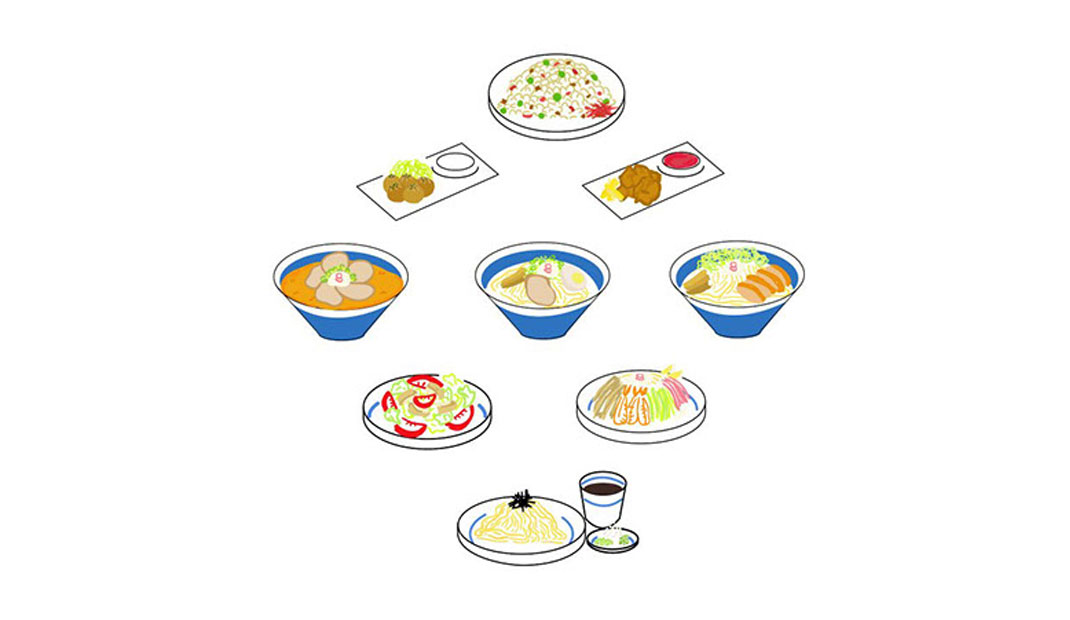 餐饮食物插画设计
