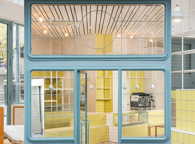 用手绘瓷砖覆盖马德里面包店空间设计