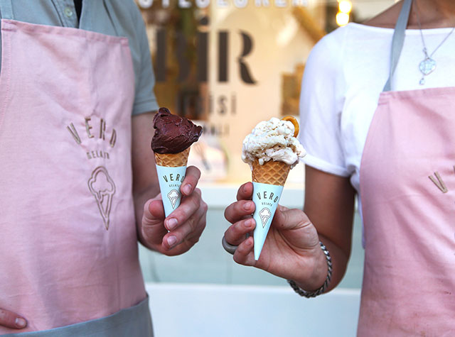 意大利精品冰淇淋店VI设计