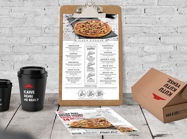 披萨餐厅菜单设计