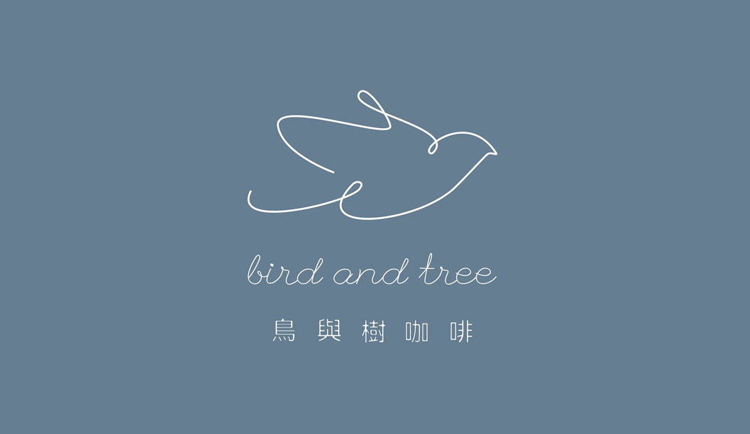 鸟与树咖啡店Logo设计