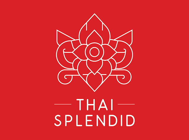 抽象花纹餐厅Logo设计
