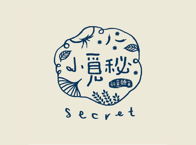 小觅秘面食所餐厅Logo设计