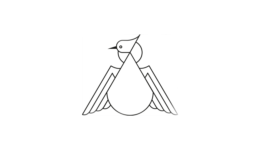 线条插图酒吧Logo设计