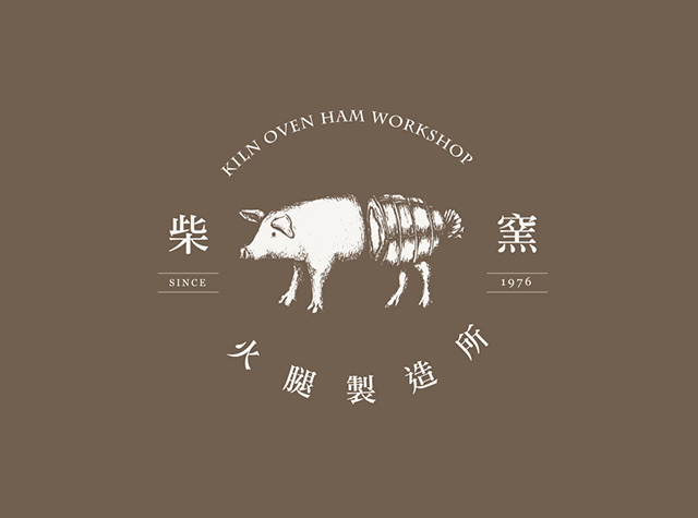 动物猪图形Logo设计