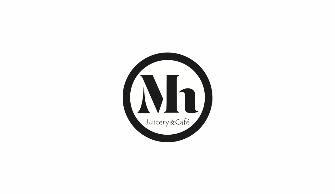 Mh咖啡店Logo设计