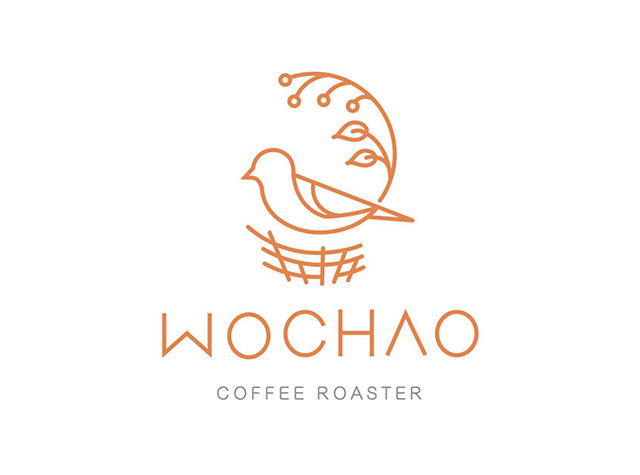窝巢咖啡馆logo设计