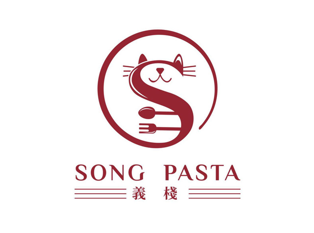 意大利餐厅义栈logo设计