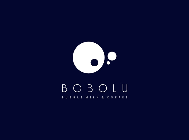 BOBOLu奶茶店logo设计