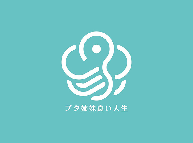 象形字餐厅logo设计