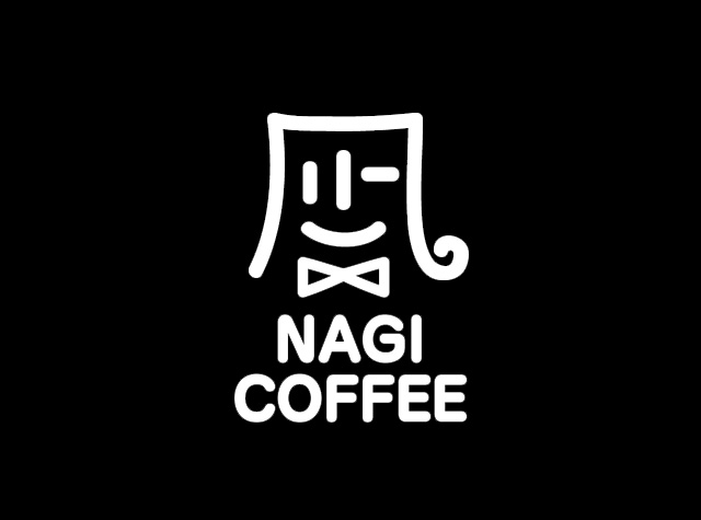 日本文艺风格咖啡店logo设计