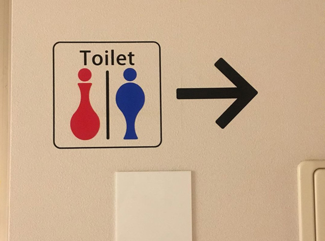 男女厕所符号设计