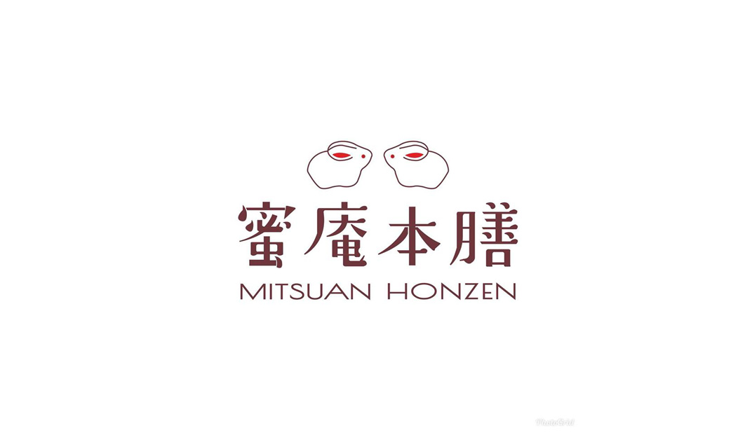 蜜庵本膳日式餐厅logo设计