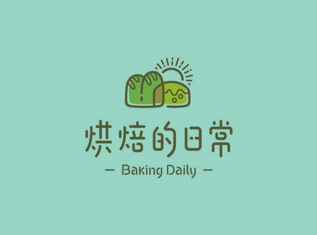 烘焙的日常面包店logo设计