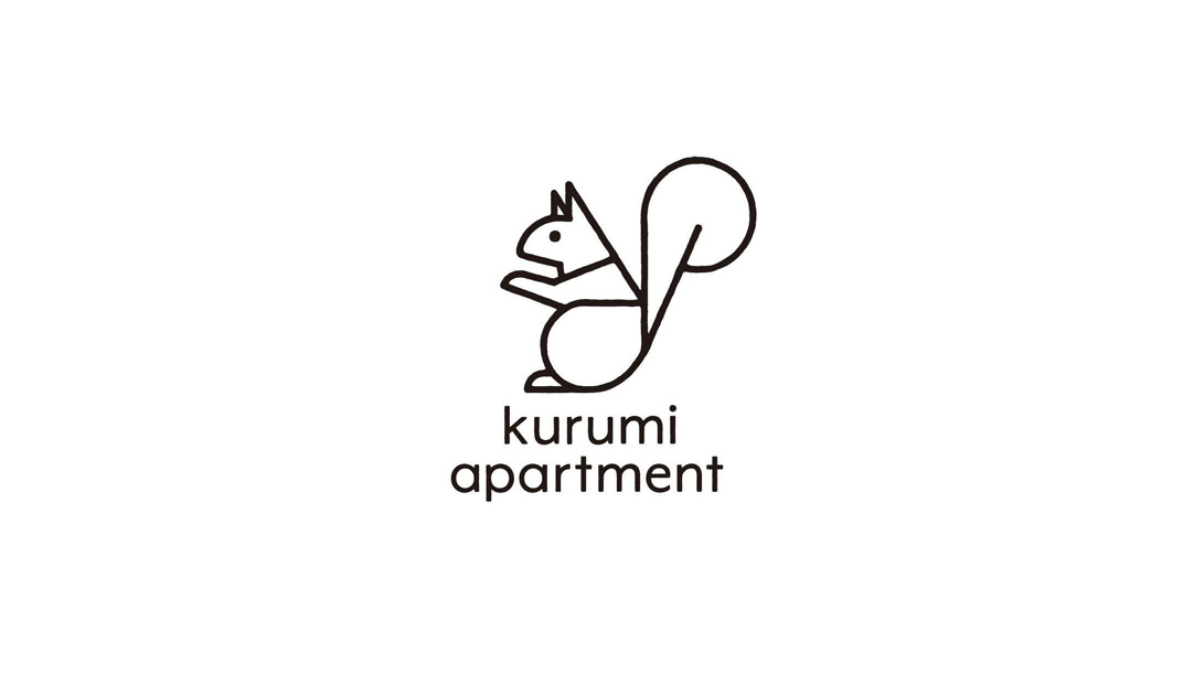 松鼠插图轻食餐厅logo设计