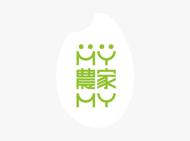 日本大米品牌logo和包装设计