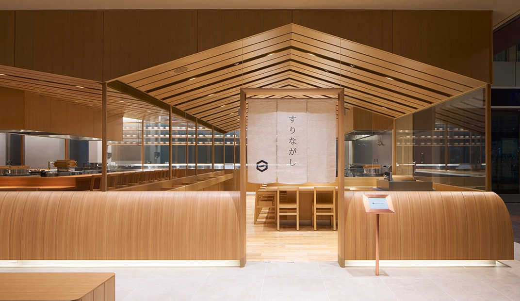 机场航站楼的日本菜餐厅 - Ryo Matsui建筑师