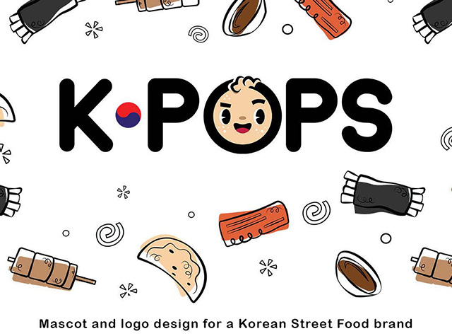 K·Pops-韩国街头食品吉祥物设计 - Designer by Keshia Tinio