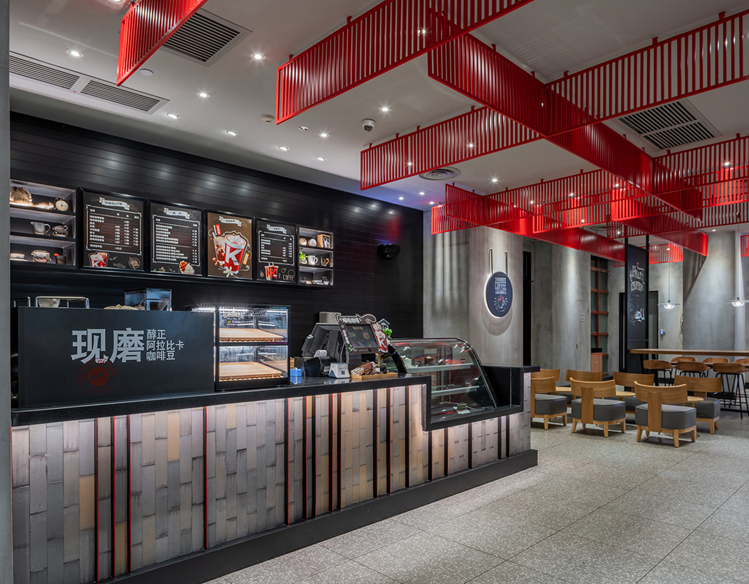 肯德基（大雁塔，西安，中国）三也室内设计 视觉餐饮 vi设计 空间设计
