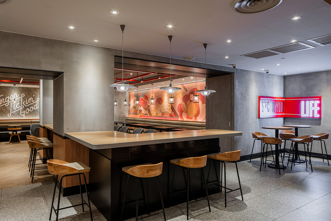 肯德基（大雁塔，西安，中国）三也室内设计 视觉餐饮 vi设计 空间设计