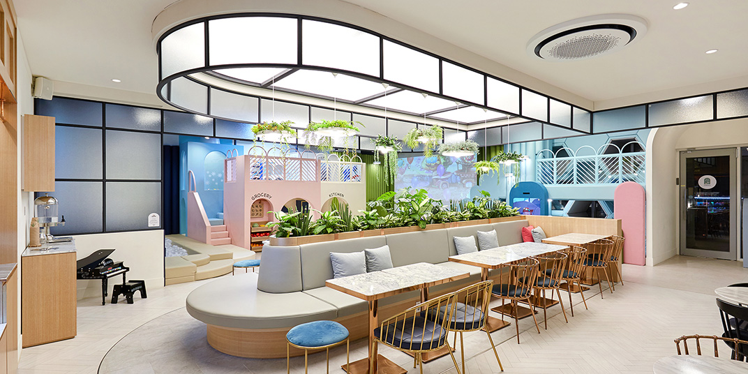 首尔一家基于情感体验和尖端新媒体技术的儿童餐厅 视觉餐饮 全球餐饮研究所 vi设计 空间设计 深圳 杭州 武汉 上海 广州