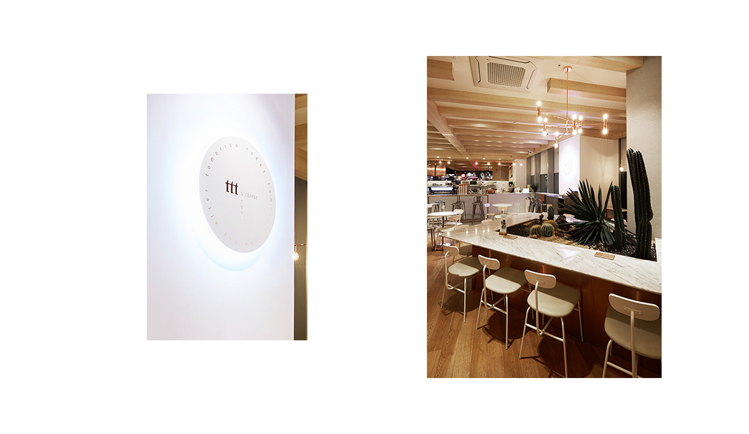 首尔咖啡馆Cafe ttt Designer by designm4 视觉餐饮 全球餐饮研究所 vi设计 空间设计 深圳 杭州 武汉 上海