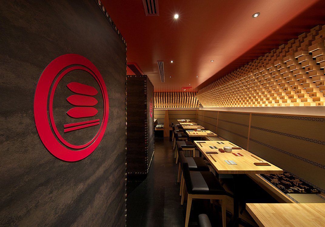 以Masu为设计主题的酒吧餐厅Ozabu | Design by GLAMOROUS 餐厅LOGO VI空间设计 全球餐饮研究所 视觉餐饮 深圳 武汉 杭州 上海 广州 北京