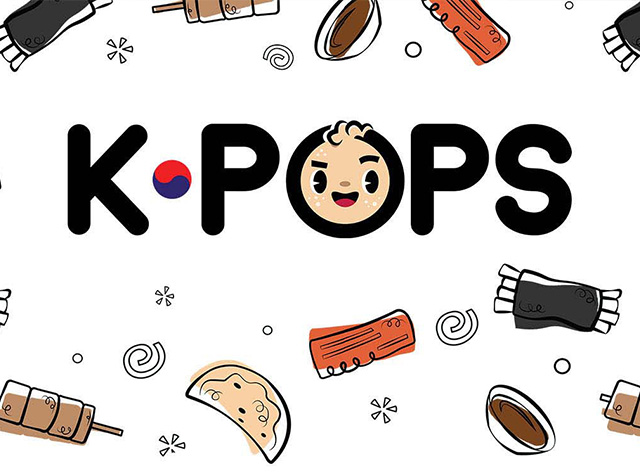 K·Pops-韩国街头食品标志和吉祥物设计 | Designer by Keshia Tinio