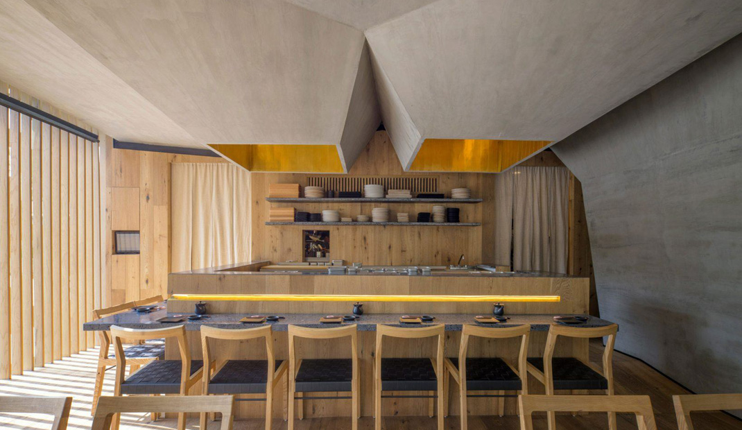 洞穴日本餐厅Oku设计