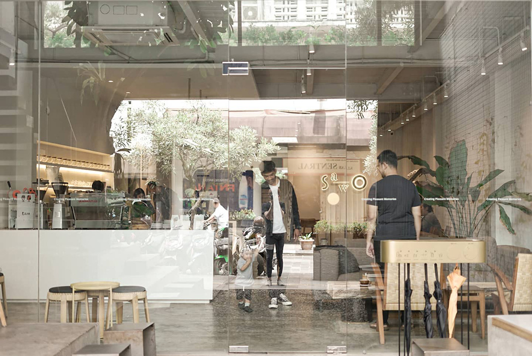印度尼西亚 咖啡馆 烘焙坊 Sawo Coffee 餐厅LOGO VI设计 空间设计 视觉餐饮 全球餐饮研究所