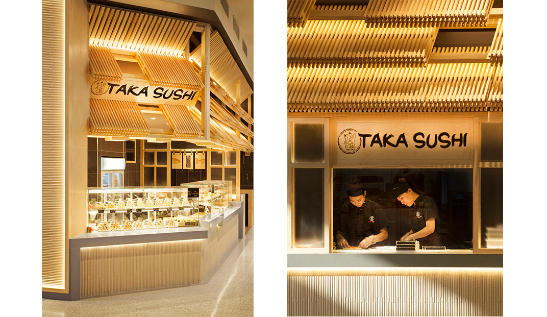 日本屋顶传统结构元素竹寿司餐厅 日本建筑 屋顶 木材 日本料理 餐厅LOGO VI设计 空间设计 视觉餐饮
