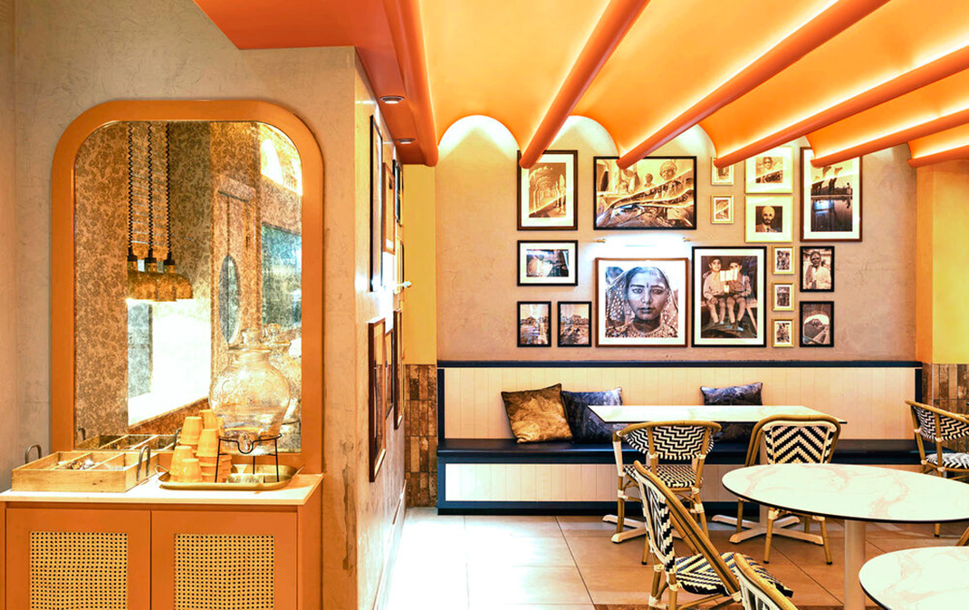 殖民风格新鲜印度料理餐厅 印度 复古 殖民时代 传统 现代风格 餐厅LOGO VI设计 空间设计 视觉餐