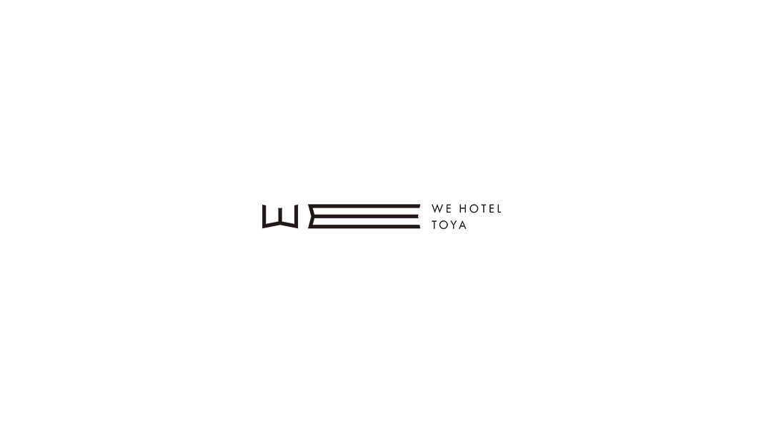 隈研吾为WE HOTEL TOYA的酒店logo设计