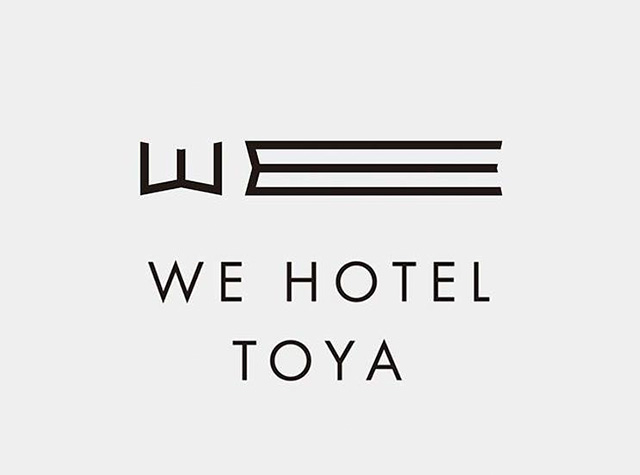 隈研吾为WE HOTEL TOYA的酒店logo设计