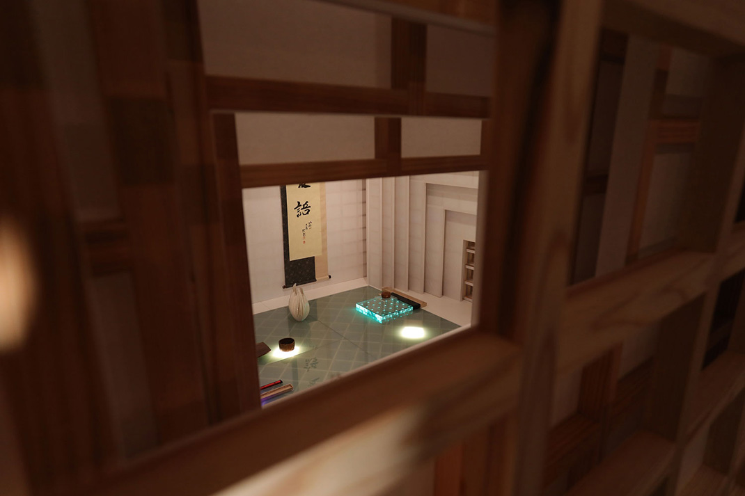 日本美术展上的茶室空间 日本 茶空间 餐厅LOGO VI设计 空间设计 视觉餐饮