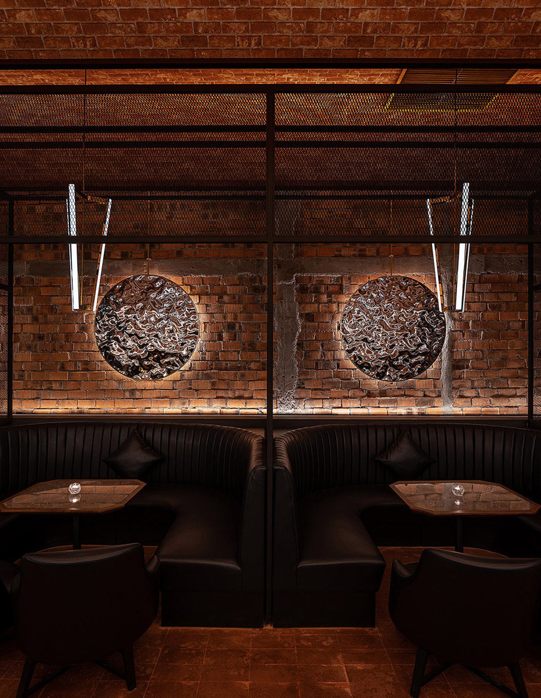 MILL乐堤港店 浙江 杭州 酒吧 线条 黑色调 红砖 VI设计 空间设计 视觉餐饮