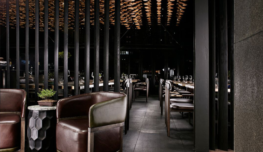 日本怀石料理，沉浸式餐厅 英国 日料餐厅 沉浸式 复古 国外 黑色 餐饮空间 logo设计 VI设计 空间设计 视觉餐饮