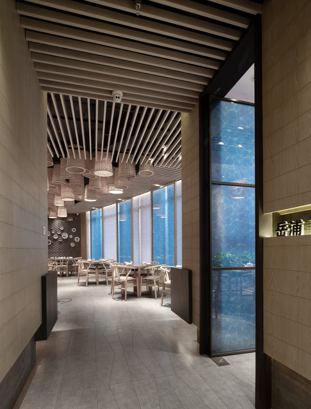 香港伟麟室内设计 上海 香港 料理 榆木 灰色地砖 餐饮空间 logo设计 VI设计 空间设计 视觉餐饮