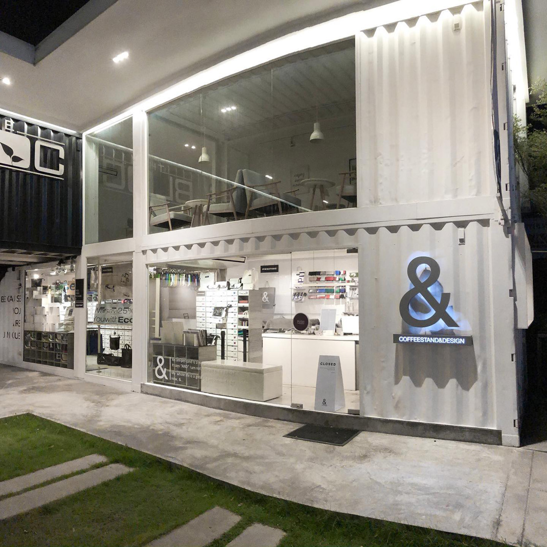 袖珍咖啡厅空间设计 曼谷 夫妻店 概念 袖珍店 logo设计 VI设计 空间设计 视觉餐饮