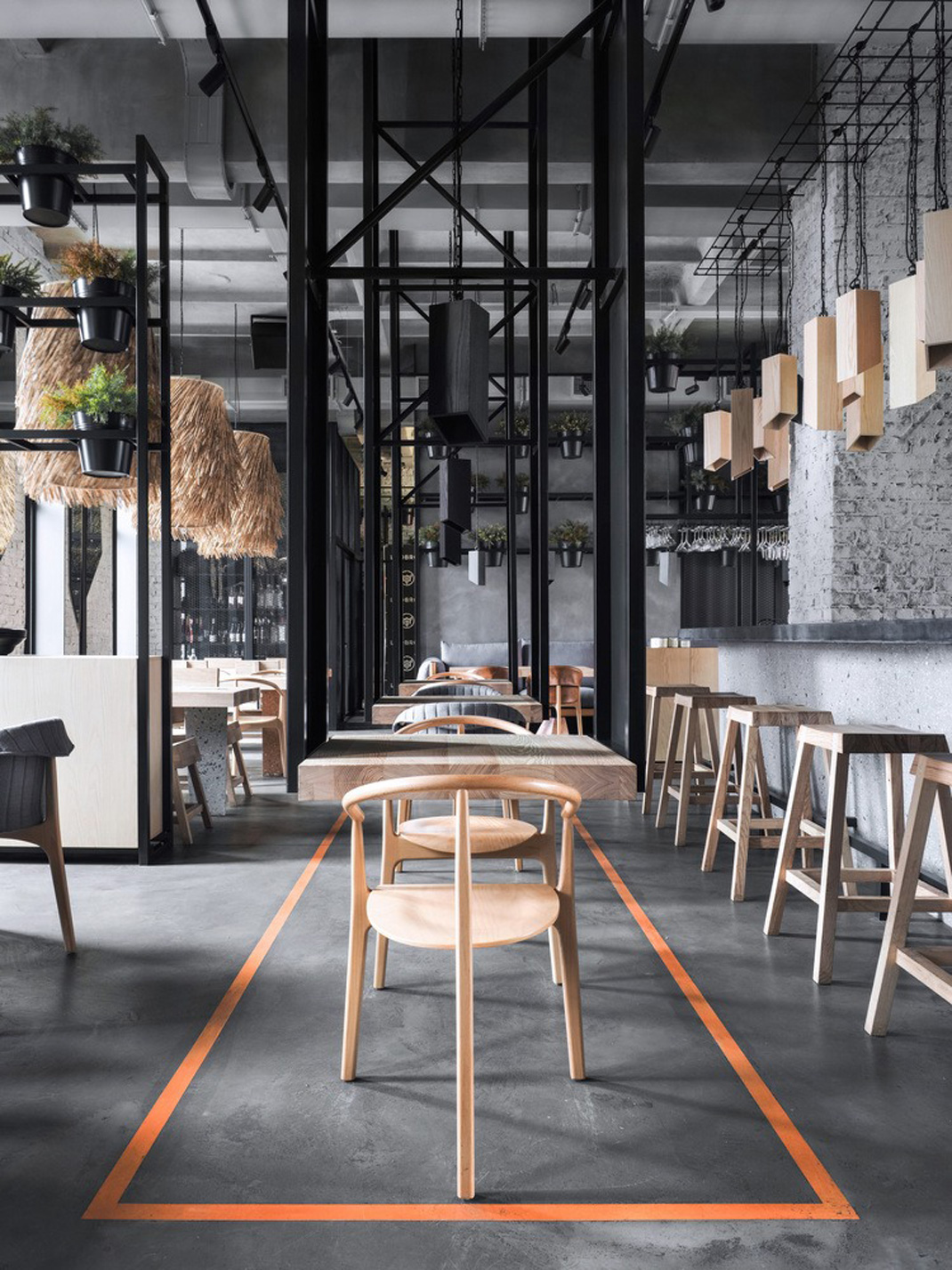 国外精致餐厅空间设计 国外 餐饮空间 自然元素 工业风 logo设计 vi设计 空间设计 视觉餐饮