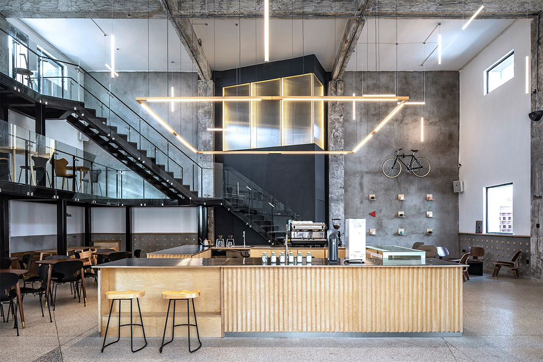 锅炉房改建的Sucre苏可咖啡 甘肃 咖啡厅 旧房改造 工业风 logo设计 vi设计 空间设计 视觉餐饮