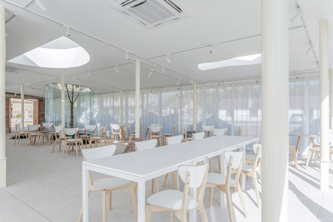 崇明岛前哨村咖啡馆 上海 旧房改造 咖啡厅 复古 清新 logo设计 vi设计 空间设计 视觉餐饮