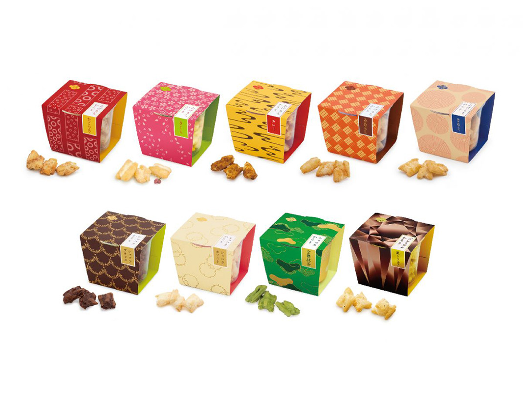 新现代油炸糖果品牌设计 日式 插图 插画 包装盒 标志设计 logo设计 vi设计 空间设计 视觉餐饮