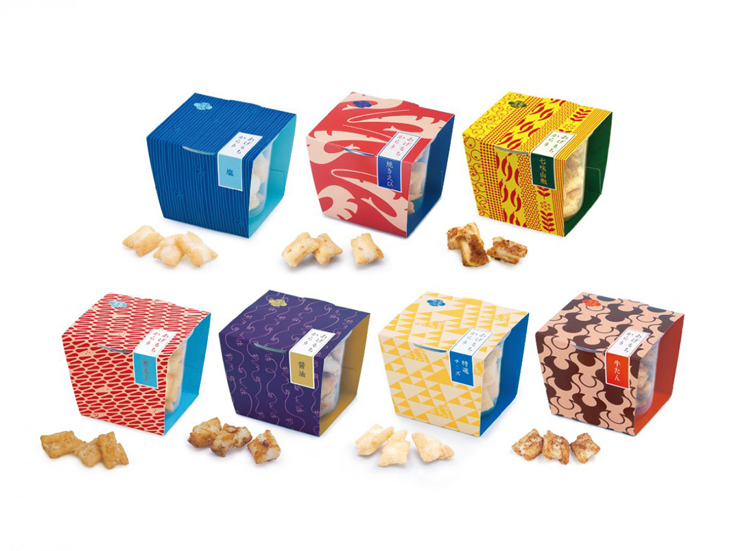 新现代油炸糖果品牌设计 日式 插图 插画 包装盒 标志设计 logo设计 vi设计 空间设计 视觉餐饮