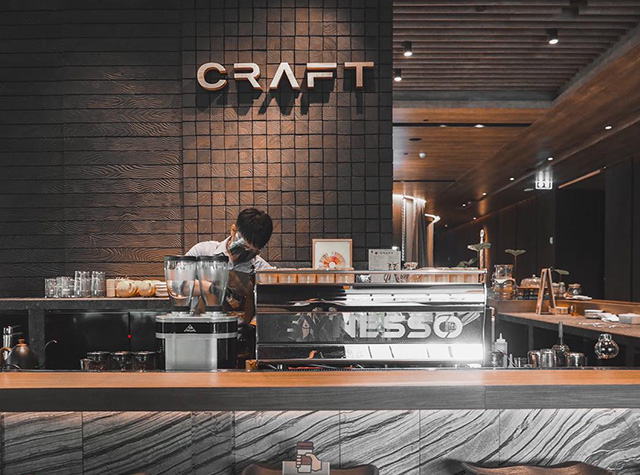 曼谷金普顿·马来莱的Craft Cafe酒吧