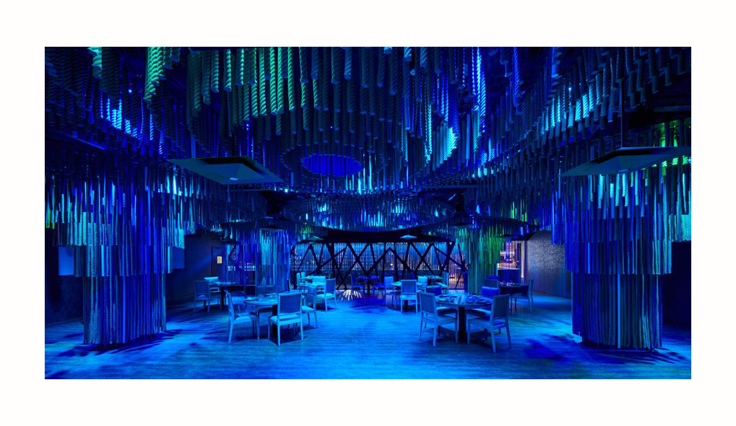 绳索元素阵列餐厅空间 西班牙 阵列 绳索 文化 餐饮空间 logo设计 vi设计 空间设计 视觉餐饮
