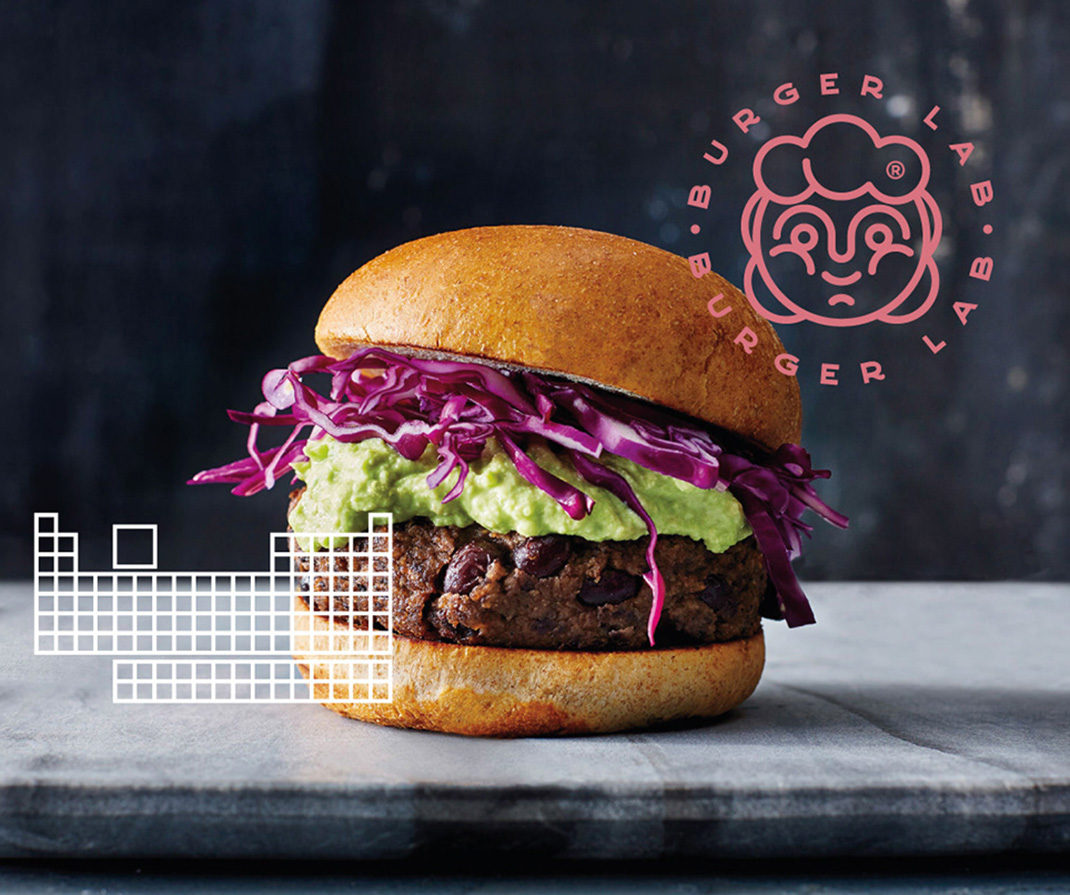 汉堡实验室vi设计 美国 汉堡 人物插图 插画 vi设计 logo设计 vi设计 空间设计 视觉餐饮