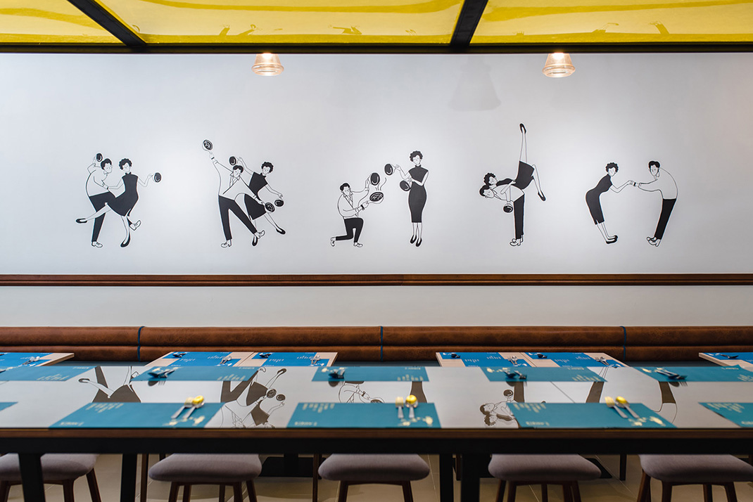黏土咖啡馆及餐厅 马来西亚 吉隆坡 咖啡店 人物插图 插画 菜单 logo设计 vi设计 空间设计 视觉餐饮