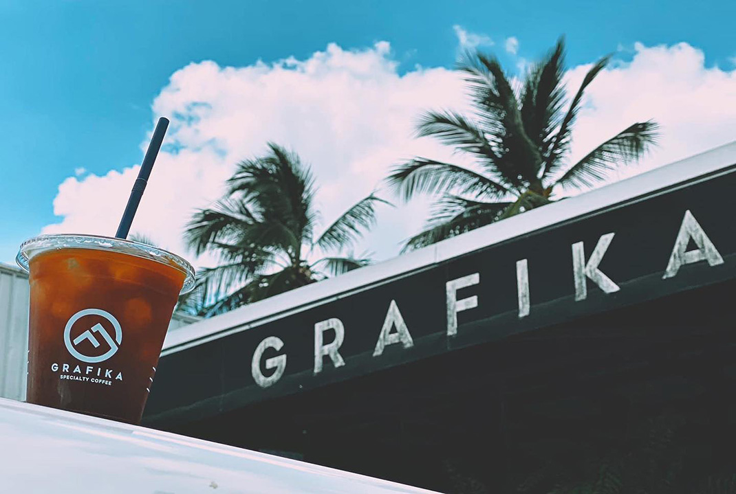 泰国精致咖啡店Grafika Specialty Coffee 泰国 曼谷 咖啡店 打卡店 logo设计 vi设计 空间设计 视觉餐饮