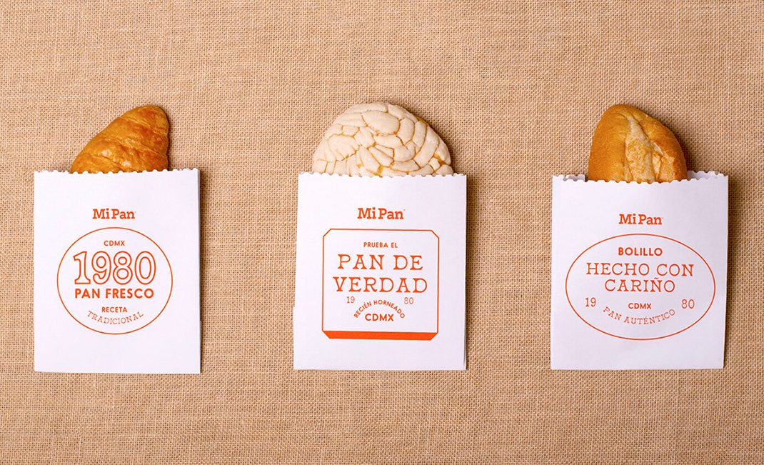 30年历史的面包店，墨西哥 墨西哥 面包店 烘焙 插图 logo设计 vi设计 空间设计 视觉餐饮